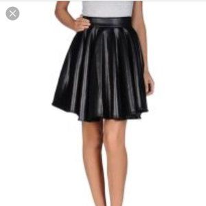 Faux Leather Skirt